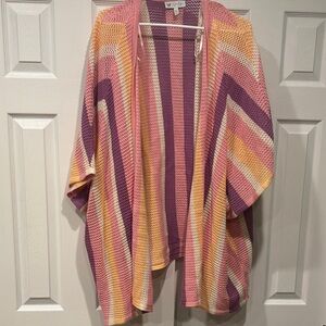 Jessica Simpson Short Sleeve Woven Cardigan